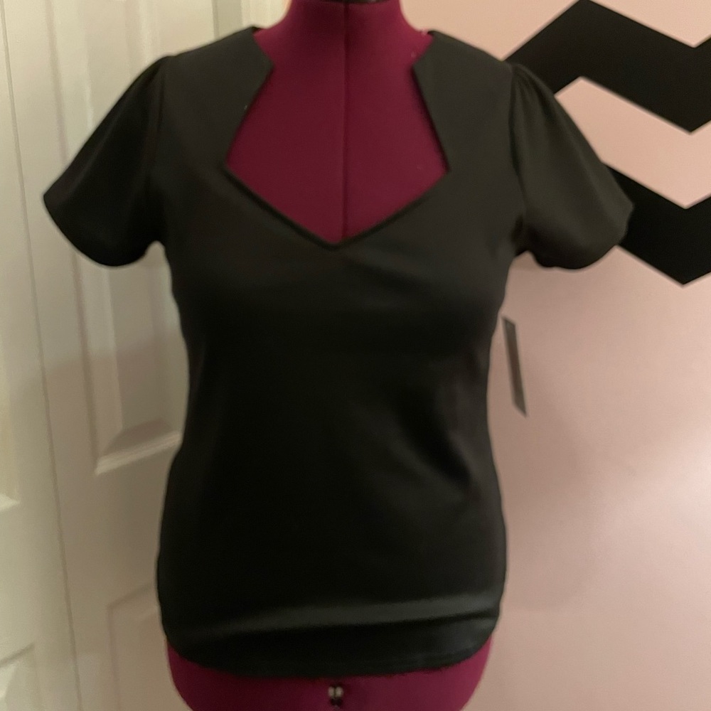 Rock Steady Brand XL Black Top Rockabilly Pinup Retro NWT!
